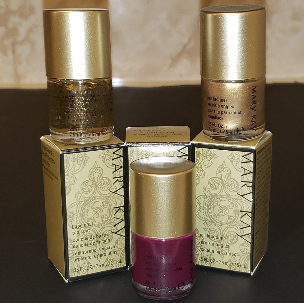 3 Beautiful, Vibrant Fall Mary Kay Nail Polishes 💅🏾~ Discontinued